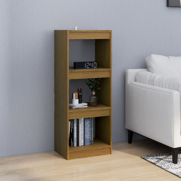 vidaXL Étagère/Séparateur de pièce marron miel 40x30x103,5 cm Pin massif