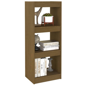 vidaXL Étagère/Séparateur de pièce marron miel 40x30x103,5 cm Pin massif