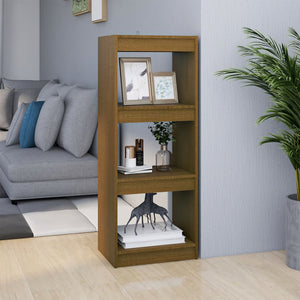vidaXL Étagère/Séparateur de pièce marron miel 40x30x103,5 cm Pin massif