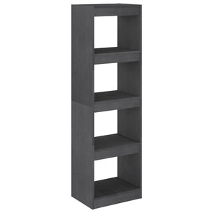 Graues Kiefer Bücherregal & Raumteiler