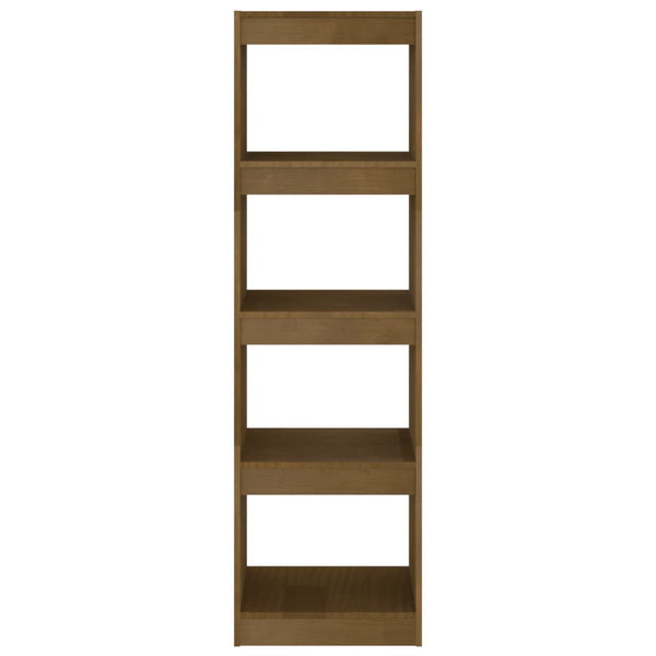 Bücherregal Raumteiler Kiefer Massivholz 135,5 cm