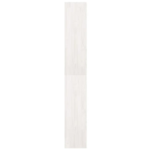 vidaXL Bookcase/Room Divider White 40x30x199 cm Solid Pine Wood