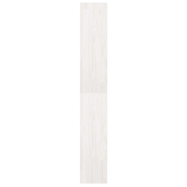 vidaXL Bookcase/Room Divider White 40x30x199 cm Solid Pine Wood