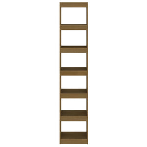 Bücherregal Honigbraun Kiefer Massivholz 40x199 cm