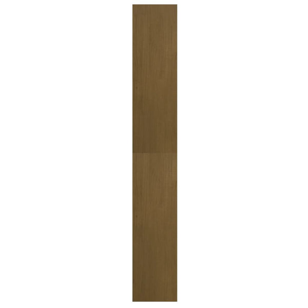 Bücherregal Honigbraun Kiefer Massivholz 40x199 cm