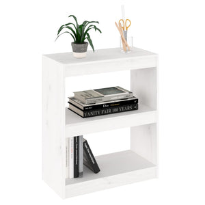 Weißes Kiefernholz Bücherregal / Raumteiler