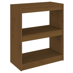 Honigbraunes Kiefer Bücherregal 60x71,5 cm