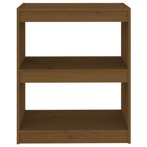 Honigbraunes Kiefer Bücherregal 60x71,5 cm