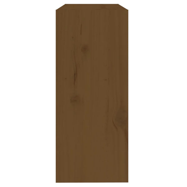 Honigbraunes Kiefer Bücherregal 60x71,5 cm