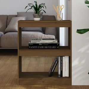 Honigbraunes Kiefer Bücherregal 60x71,5 cm