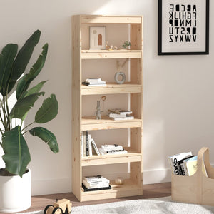 Massivholz Bücherregal Raumteiler Kiefer