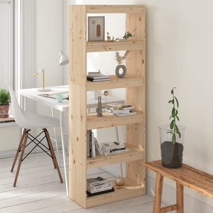 Massivholz Bücherregal Raumteiler Kiefer