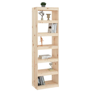 Massivholz Bücherregal Raumteiler Kiefer 60x199.5cm
