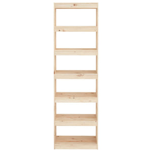 Massivholz Bücherregal Raumteiler Kiefer 60x199.5cm