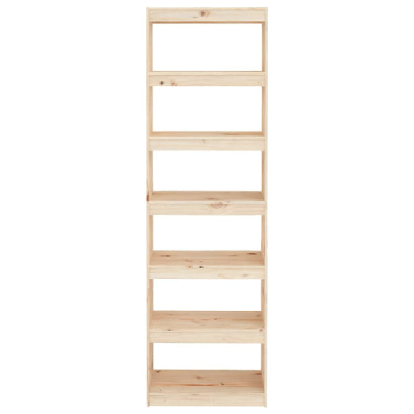Massivholz Bücherregal Raumteiler Kiefer 60x199.5cm