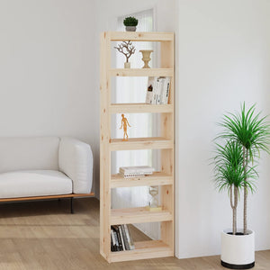 Massivholz Bücherregal Raumteiler Kiefer 60x199.5cm