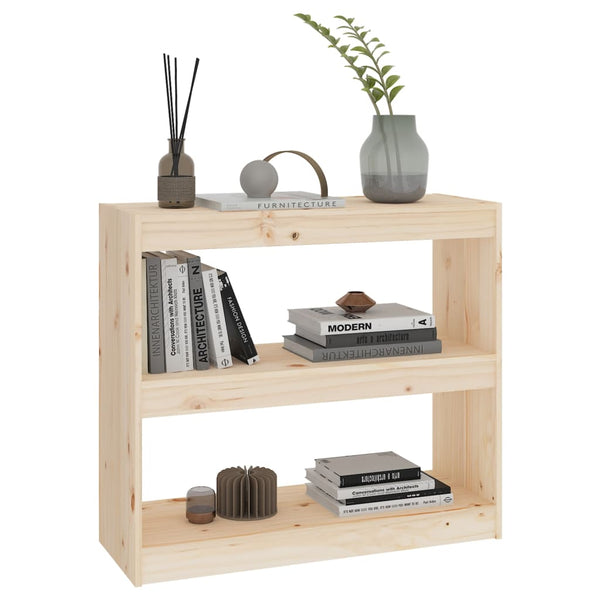 Kiefer Bücherregal Raumteiler 80x71,5 cm