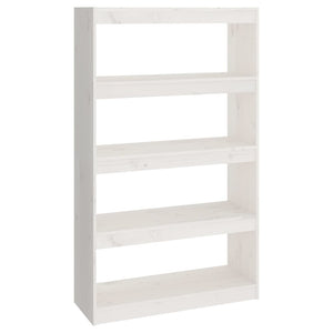 Weißes Kiefer Massivholz Bücherregal Raumteiler