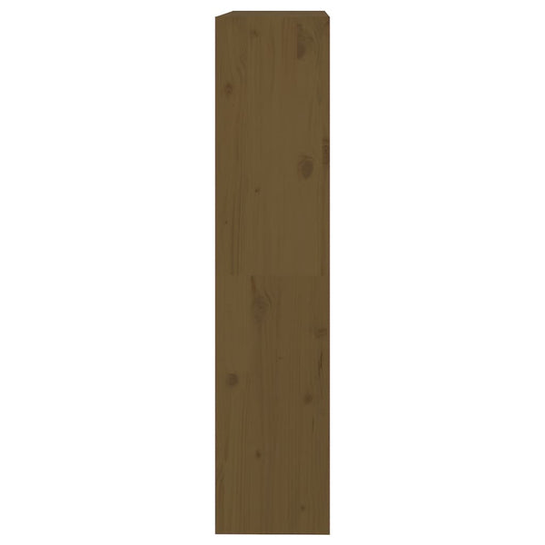 vidaXL Bibliothèque/séparateur de pièce marron miel 80x30x135,5 cm en pin massif