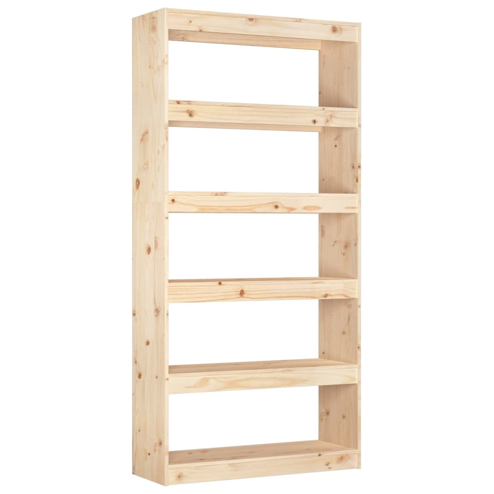 Massivholz Bücherregal Raumteiler 80x167,4 cm