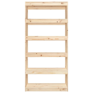 Massivholz Bücherregal Raumteiler 80x167,4 cm