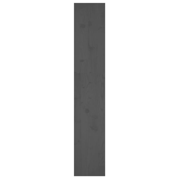 Graues Bücherregal Kiefer Massivholz 80x167,4 cm