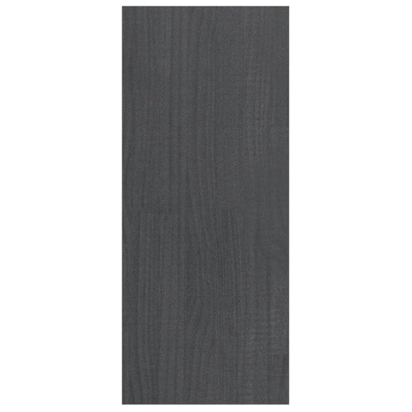 Graues Kiefer Bücherregal 100x71,5 cm