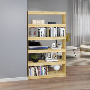 Massivholz Bücherregal Raumteiler 100x167,5 cm