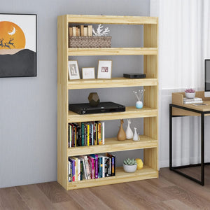 Massivholz Bücherregal Raumteiler 100x167,5 cm