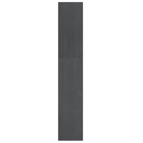 Graues Bücherregal Kiefer Massivholz 100x167,5 cm