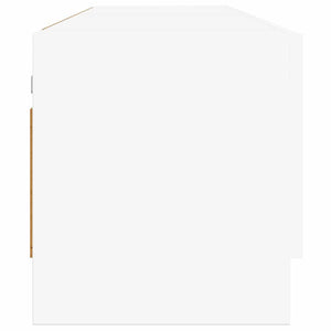 Weißer Kleiderschrank 100 cm mit Fächern