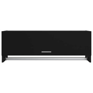 Schwarzer Kleiderschrank 100 cm