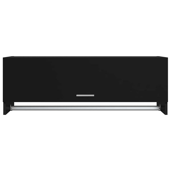 Schwarzer Kleiderschrank 100 cm