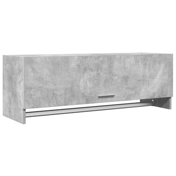 Betongrauer Kleiderschrank 100 cm