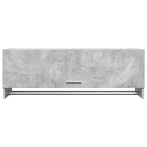 Betongrauer Kleiderschrank 100 cm