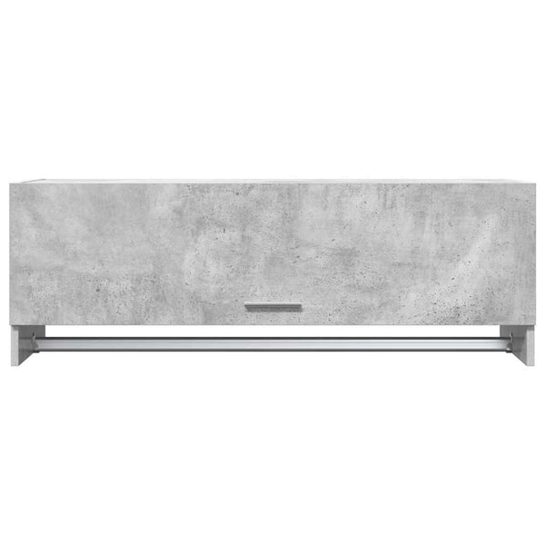 Betongrauer Kleiderschrank 100 cm