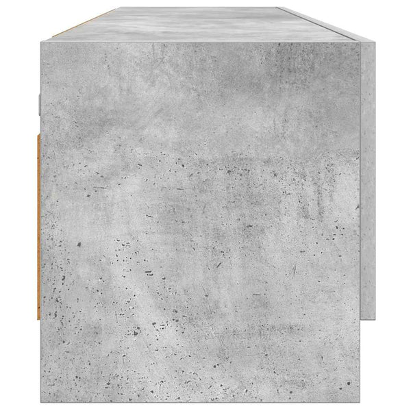 Betongrauer Kleiderschrank 100 cm