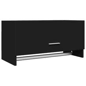 Schwarzer Kleiderschrank 70x32,5x35 cm