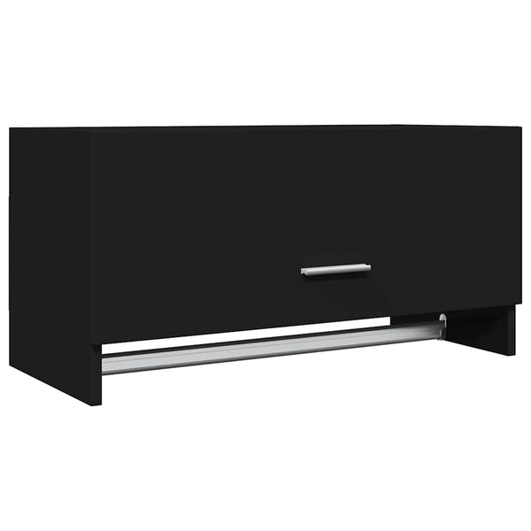 Schwarzer Kleiderschrank 70x32,5x35 cm