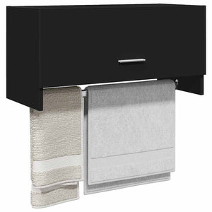 Schwarzer Kleiderschrank 70x32,5x35 cm