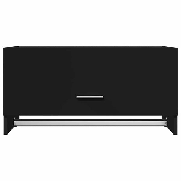 Schwarzer Kleiderschrank 70x32,5x35 cm