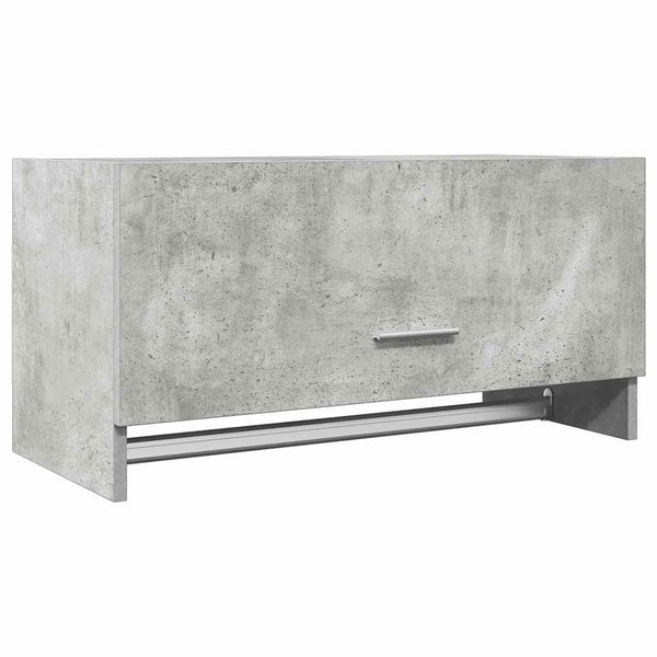 Betongrauer Kleiderschrank 70x32,5x35cm