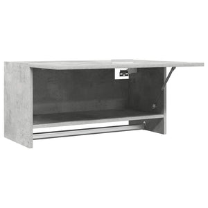 Betongrauer Kleiderschrank 70x32,5x35cm