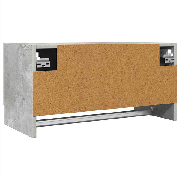 Betongrauer Kleiderschrank 70x32,5x35cm