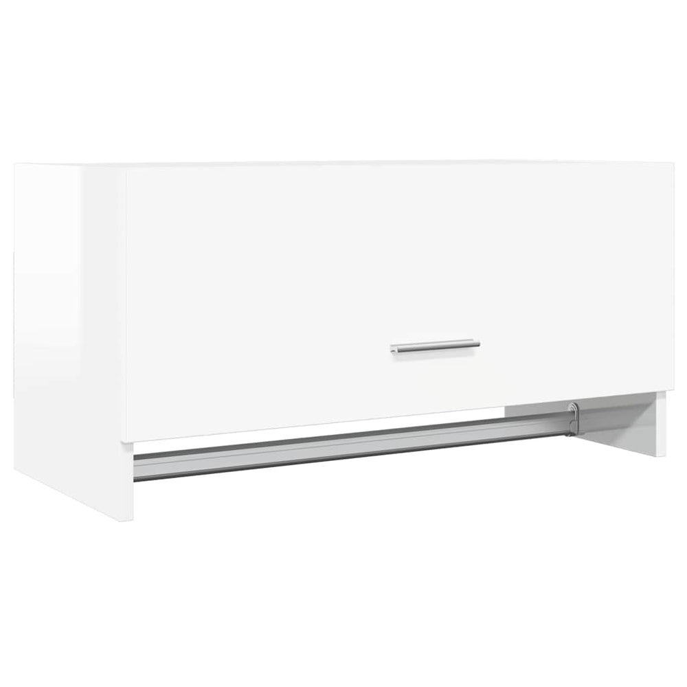 Hochglanz Kleiderschrank Weiß 70x35 cm