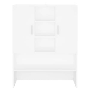 Waschmaschinenschrank Weiß 70,5x25,5x90 cm