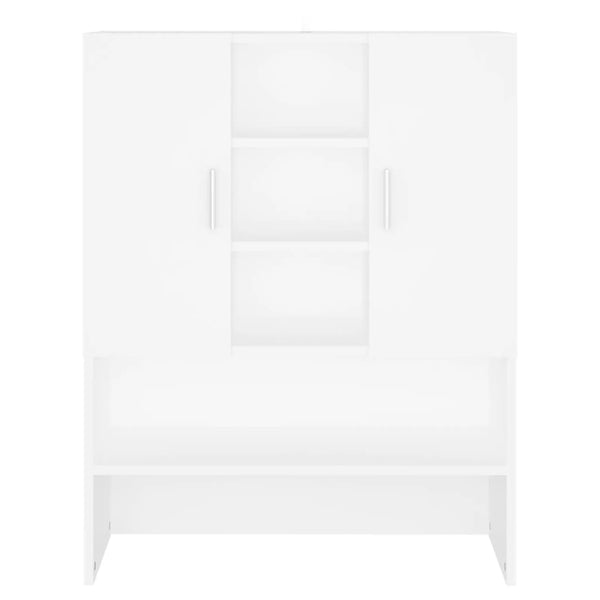 Waschmaschinenschrank Weiß 70,5x25,5x90 cm