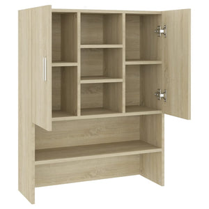 Waschmaschinenschrank Sonoma Eiche 70,5x25,5x90 cm