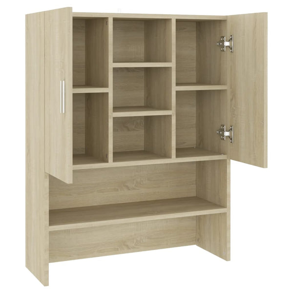 Waschmaschinenschrank Sonoma Eiche 70,5x25,5x90 cm