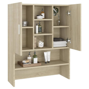 Waschmaschinenschrank Sonoma Eiche 70,5x25,5x90 cm